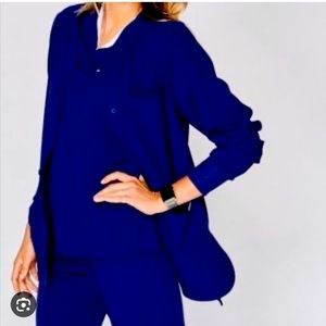 Figs Navy Tangier Scrub Jacket (Discontinued)